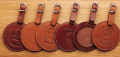 Polo logots Chervo : Badge cuir 